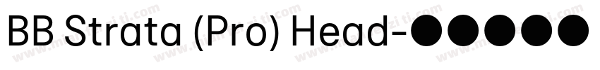 BB Strata (Pro) Head字体转换